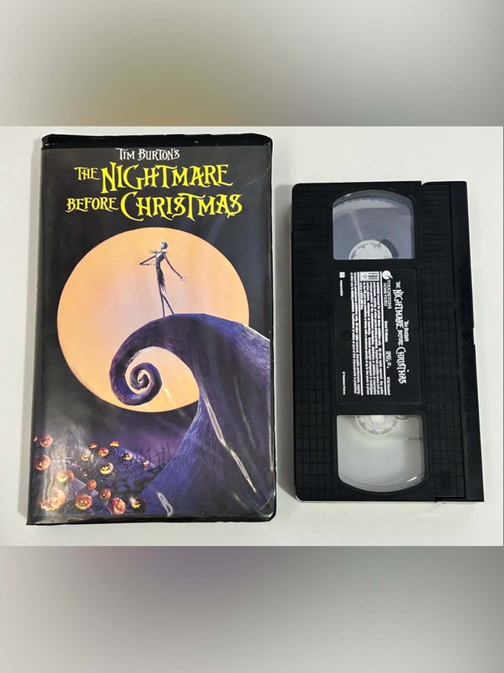Tim Burton's The Nightmare Before Christmas VHS & Funko Pop Christmas Ornaments - Picture 4 of 10